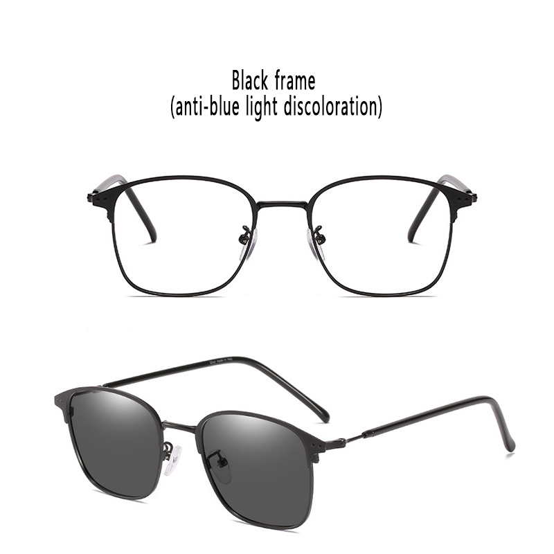 【COD】Kacamata Photochromic Anti-Radiation Metal Komputer Kacamata Anti-Biru Wanita