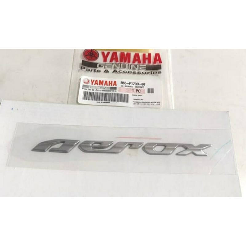 EMBLEM LOGO AEROX ASLI ORI YAMAHA B65 F173B 00