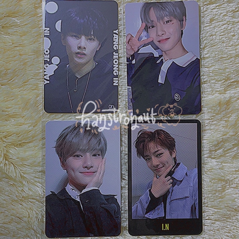JEONGIN AYEN I.N STRAYKIDS SKZ PHOTOCARD MIXTAPE MIROH YELLOW WOOD BENEFIT SWID INLIFE INSENG