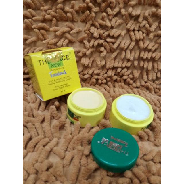 CREAM TEMULAWAK THE FACE SIANG MALAM BPOM