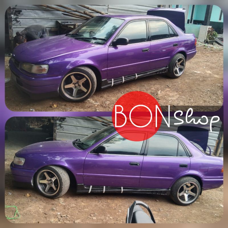[Bisa COD] Sideskirt Bodykit Body samping All New Corolla ae.111 ae.112
