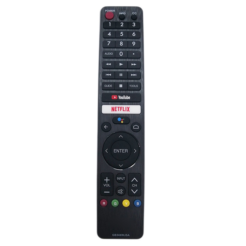 REMOT SMART TV SHARP ANDROID ASISTEN GOOGLE GB326WJSA REMOT REMOTE TV SHARP SMART TV SHARP ANDROID