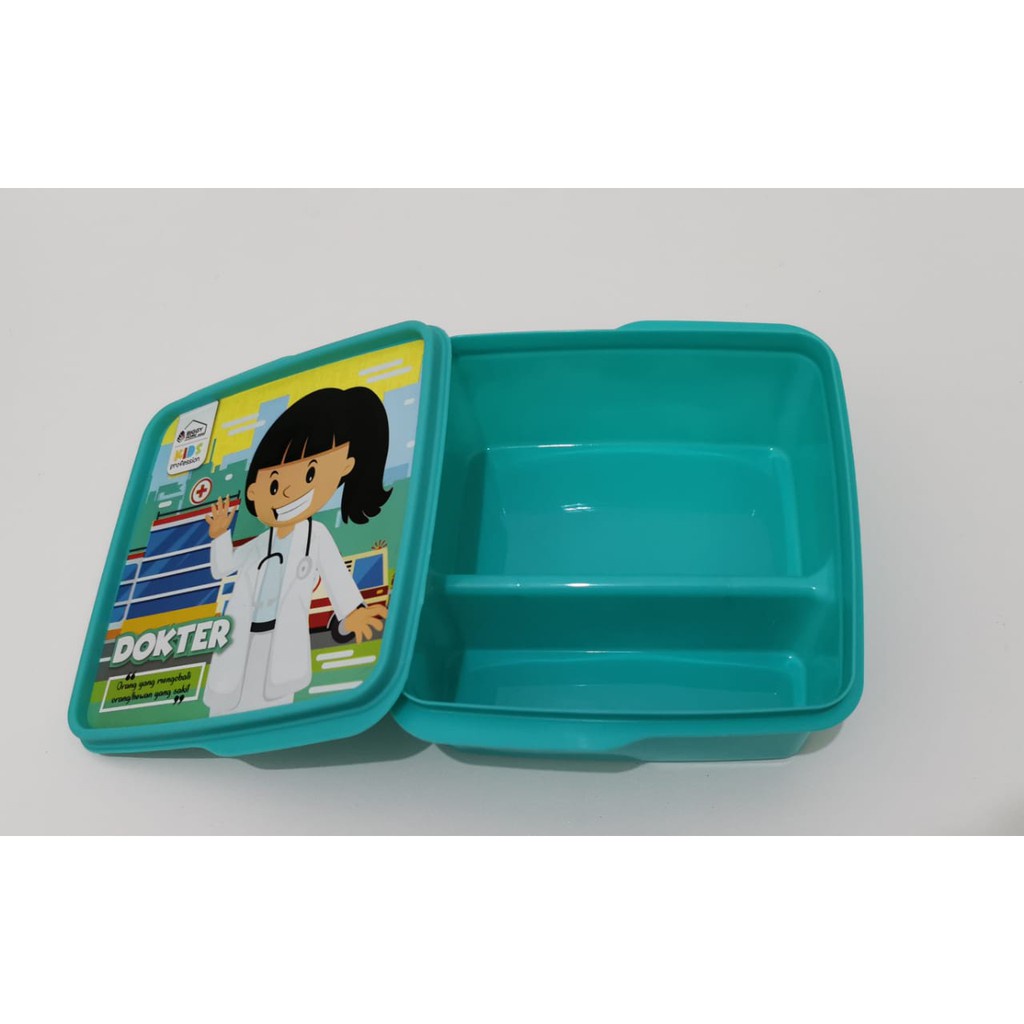 Lunch Box Tempat Kotak Makan Gambar Souvenir Ulang Tahun / Wadah Bekal Anak Emoticon