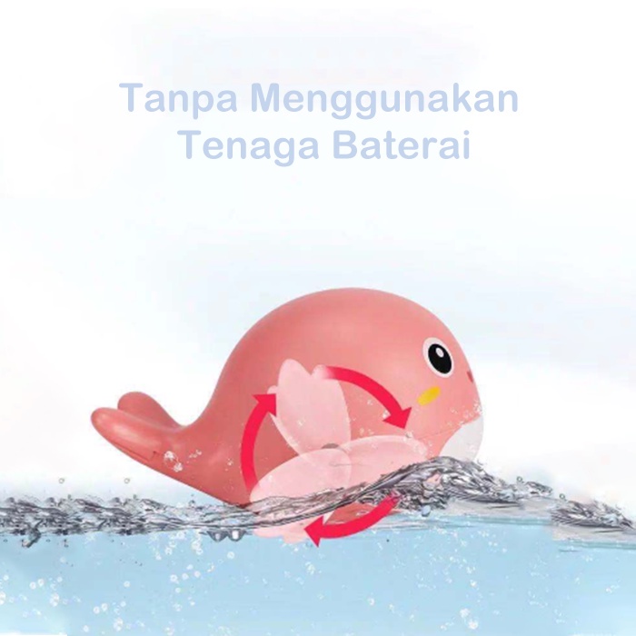 Mainan Mandi Bayi Dolphin Lucu Berenang
