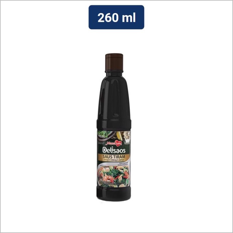 

Mamasuka Delisaos Saus Tiram Rasa Udang dan Jamur 260 ml