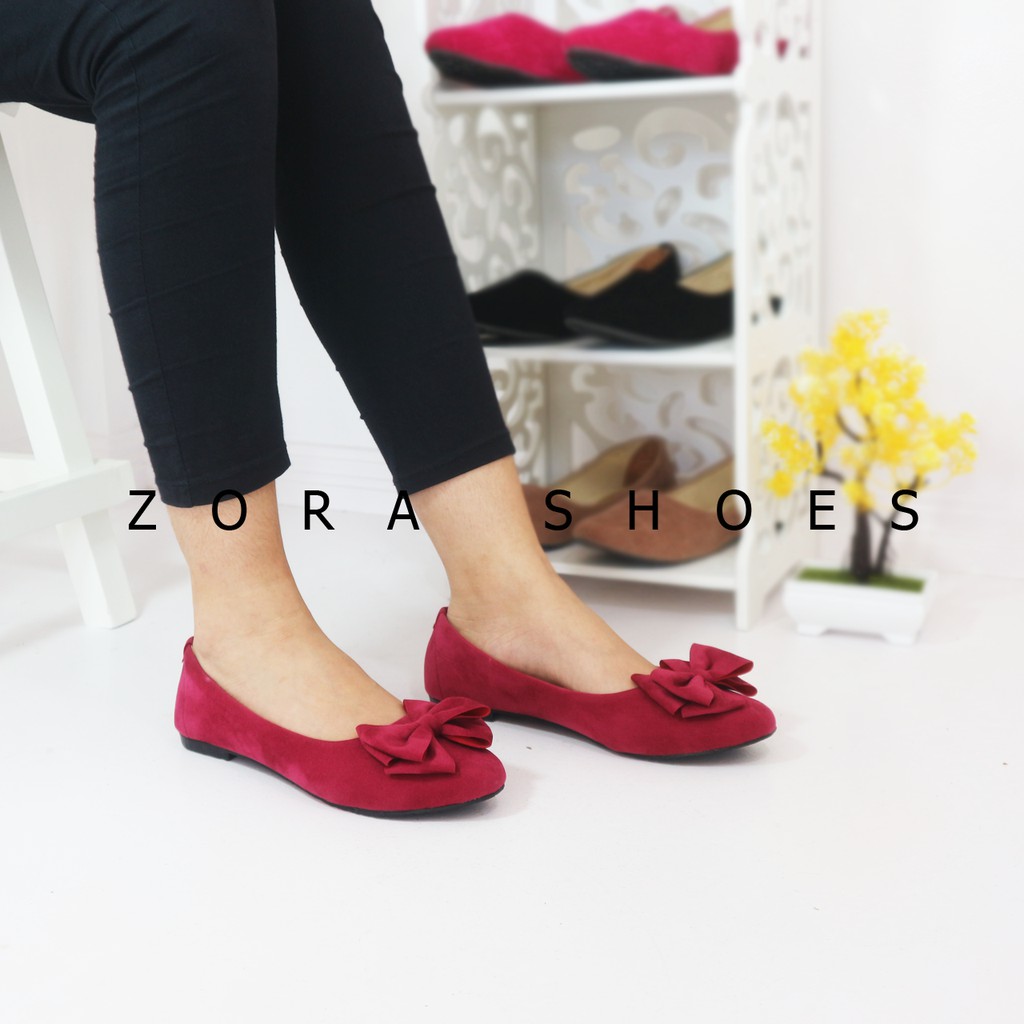 Sandal Wanita Zora Flat Shoes Wanita AL30