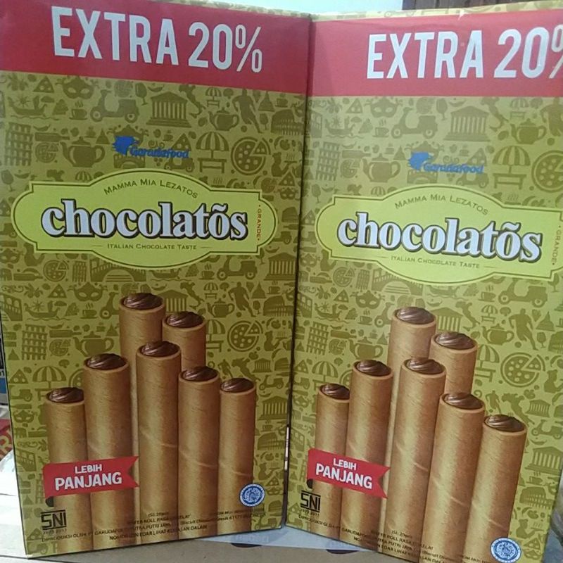 Chocolatos 16 gr isi 20 pcs