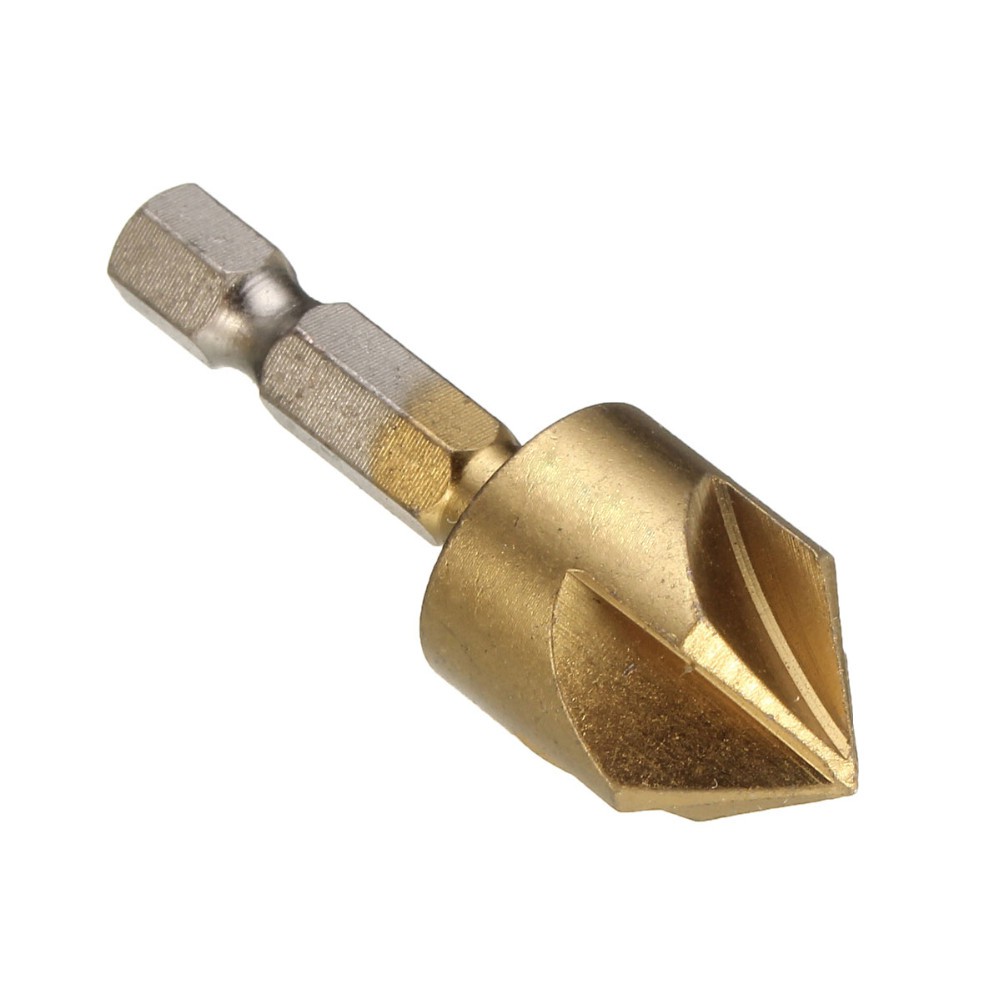 Mata Bor Drill Bit Countersink HSS 6-19mm 6 PCS - BT3 - Golden