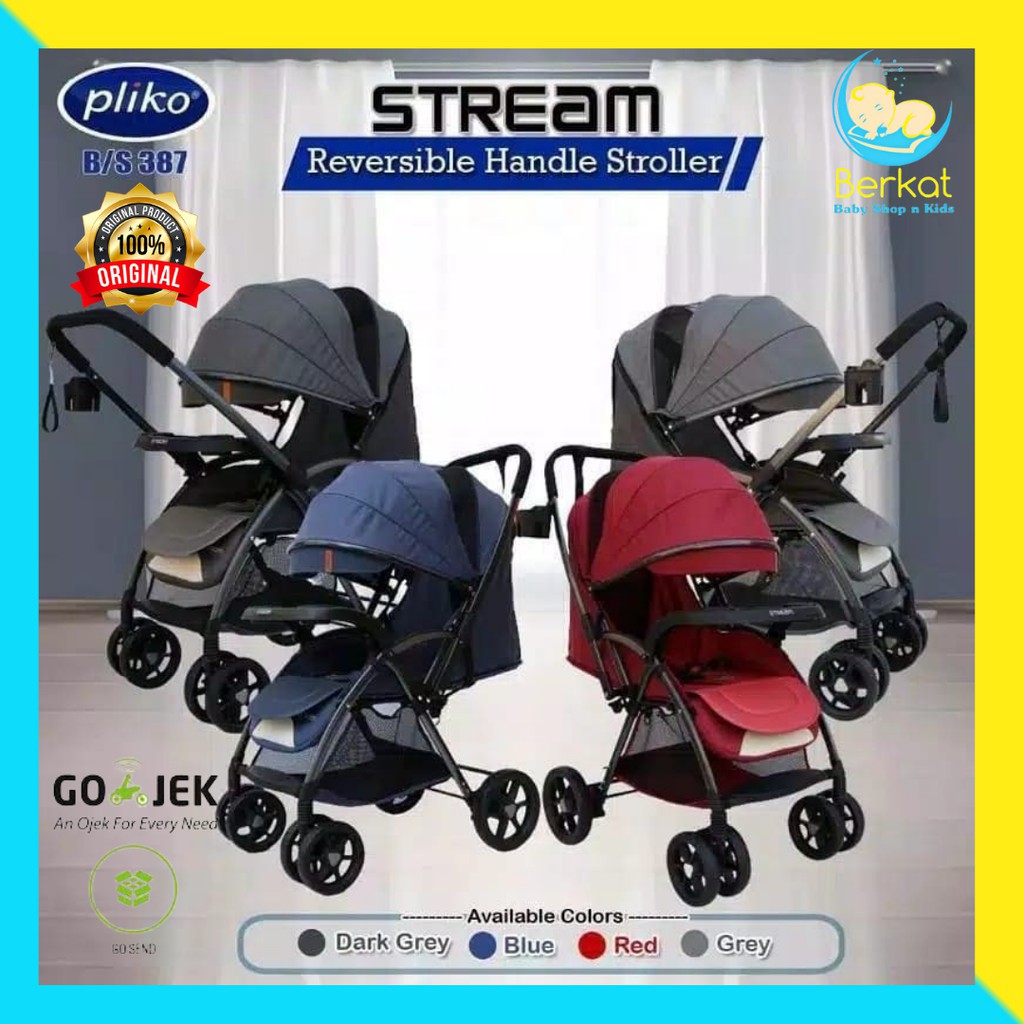 Jual Stroller Bayi Pliko Stream 387 