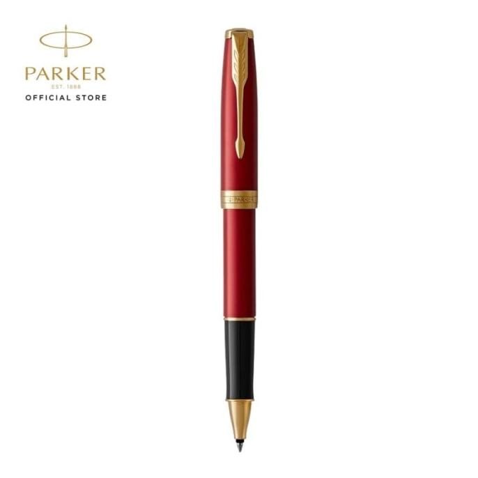 

Parker Sonnet Red Gold Trim Rollerball