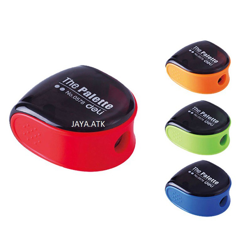 

RAUTAN PENSIL SERUTAN PENSIL 1 LUBANG DELI 0578 SHARPENER PENCIL ANAK BAGUS