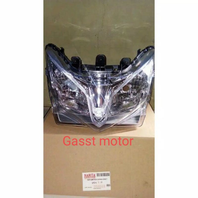 REVLEXTOR LAMPU DEPAN VARIO 125 OLD THN 2012-2015 + bohlam 2