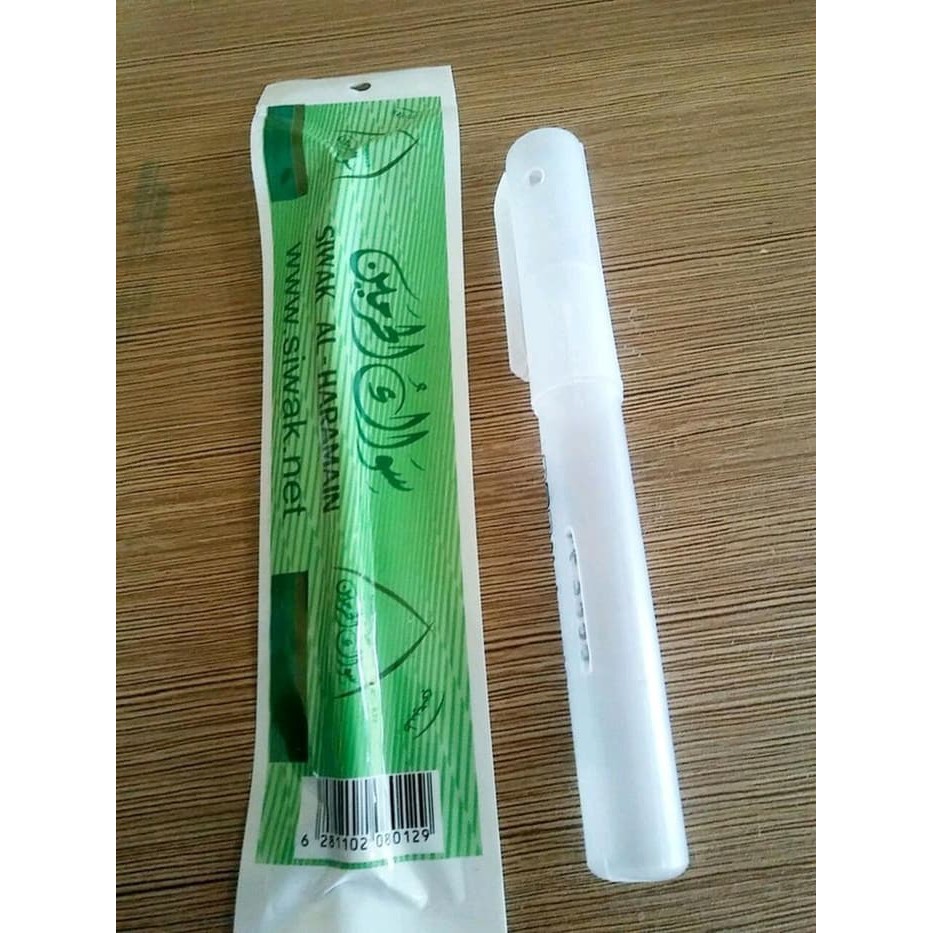 Siwak plus Holder Al Haramain | Siwak Alharamain Premium Asli Arab