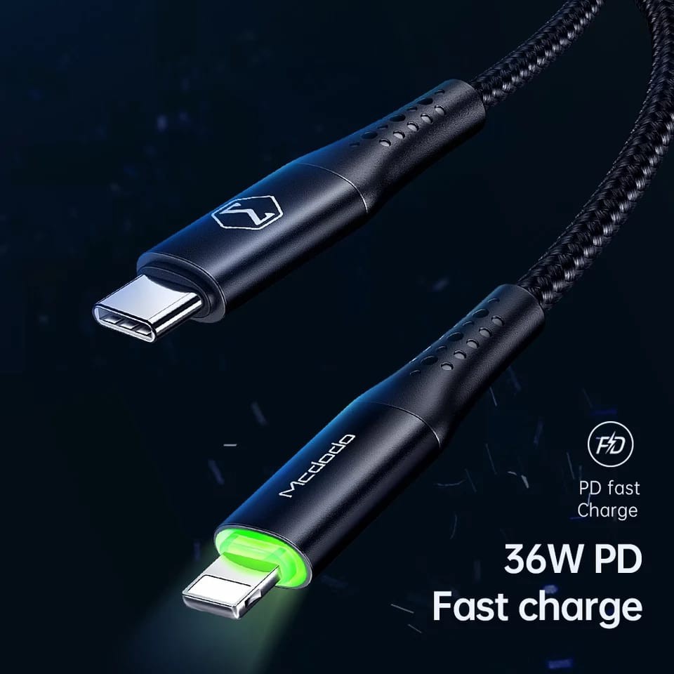 Mcdodo Cable USB Type C to Lightning PD 36W 3A Quick Charge