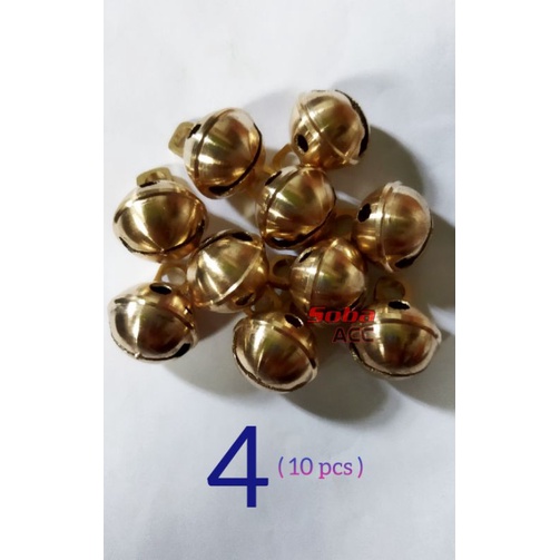 Jual no4 (10 biji) Klintingan Lonceng bulat Krincingan lonceng pintu