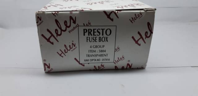 Box / fresto mcb 4 group heles