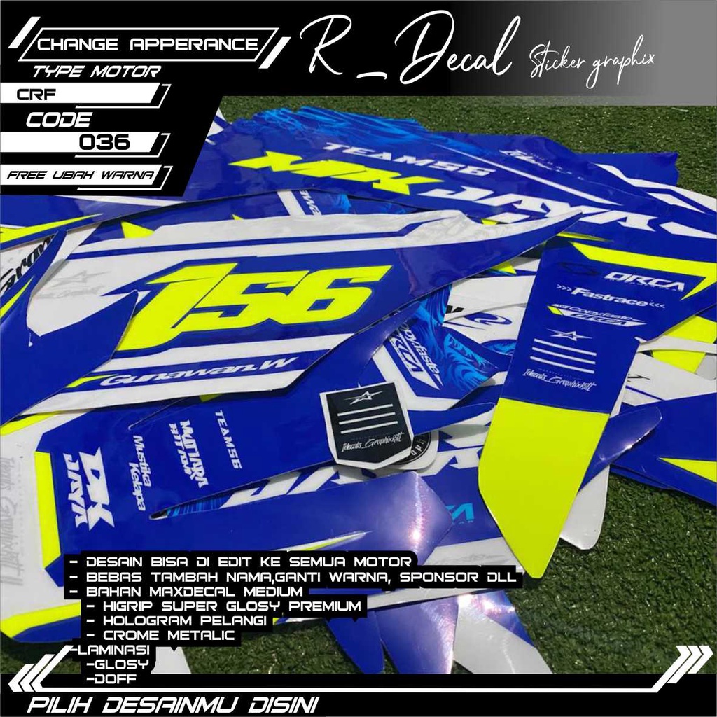 036 decal crf kombinasi flow stabilo