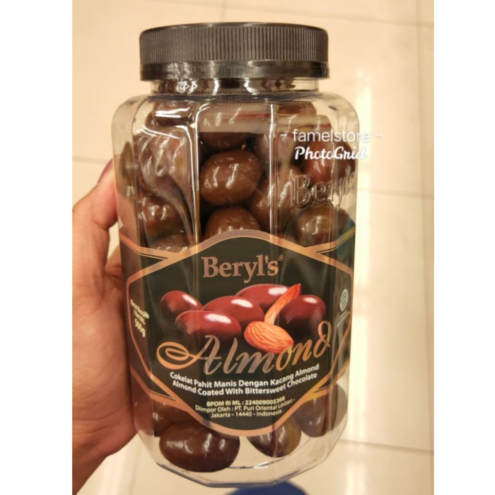 

COKELAT BERYLS JAR 500 GR VARIANT ALMOND