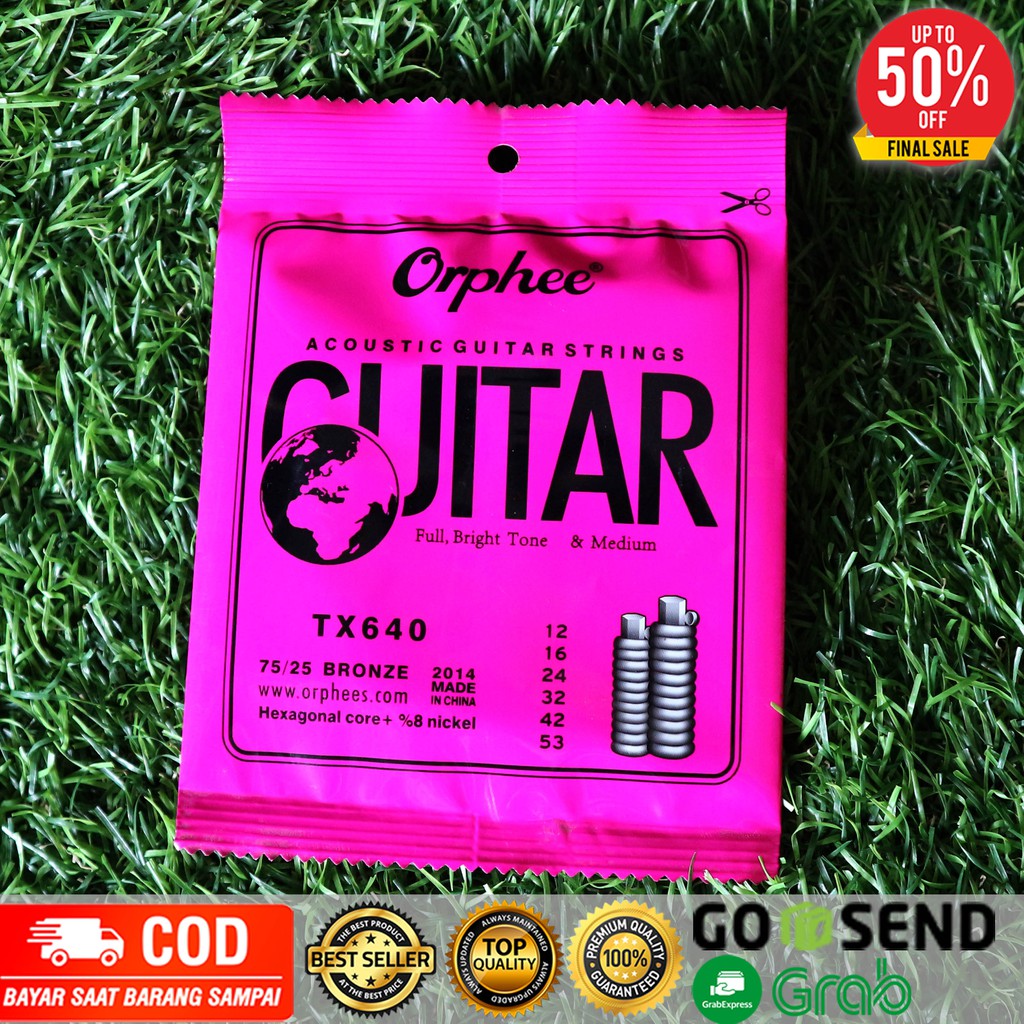 Senar Orphee TX640 Akustik 0.12 Import