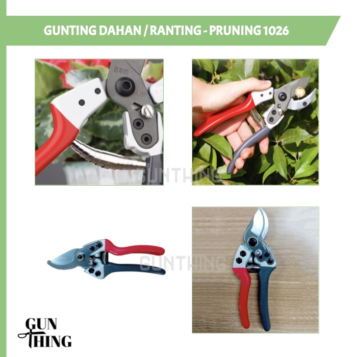 Gunting Pruning 1026 - Gunting Dahan Ranting Tanaman Taman AIRAJ 1026