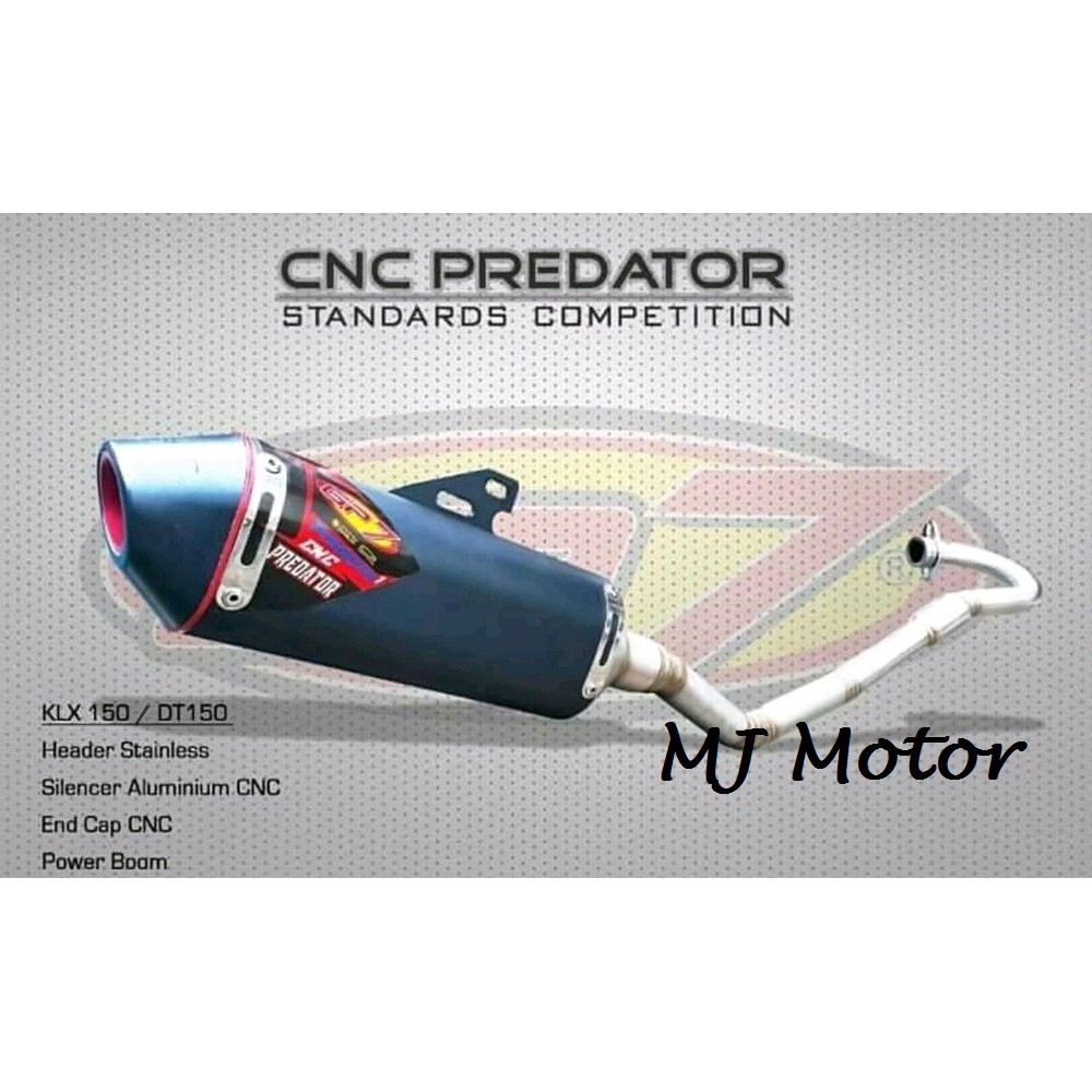 KNALPOT KLX CNC PREDATOR GP7 ASLI 100% ( SNI ) kalau palsu uang kami kembalikan + gantiin ongkir pem