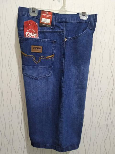 CELANA PENDEK JEANS STANDAR PRIA / CELANA PENDEK DENIM REGULER PRIA 27 sampai 38