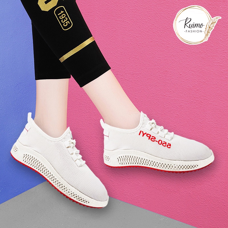 Sepatu Sneakers Wanita Fashion Terbaru Bahan Kanvas-550