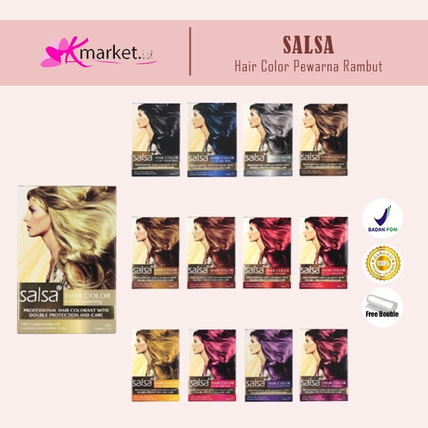 SALSA HAIR COLOR / SEMIR RAMBUT SALSA / CAT RAMBUT / PEWARNA RAMBUT