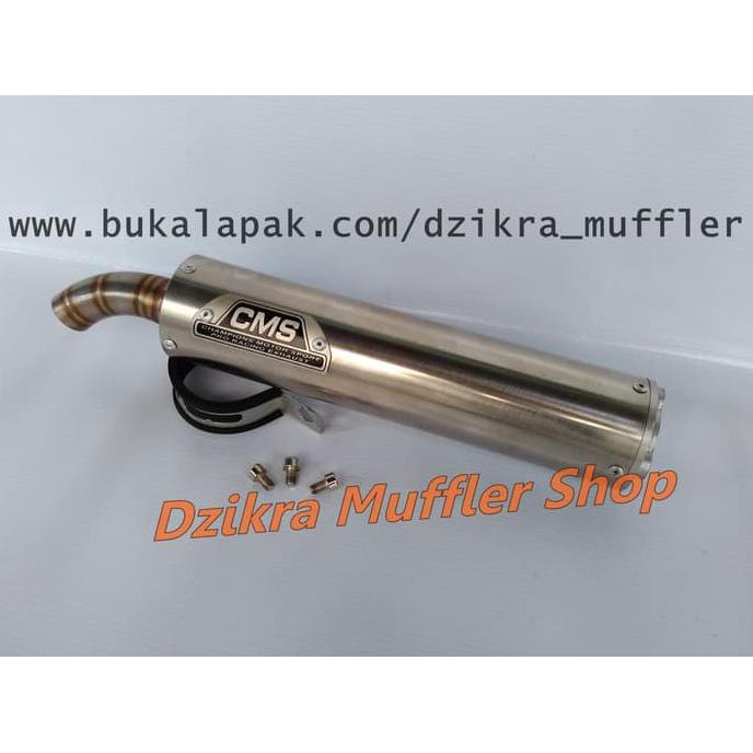 tbl  listrik Jual Silencer Knalpot Cms Stainless Steel Kawasaki Ninja 150 R / Rr / Ss Terbaru