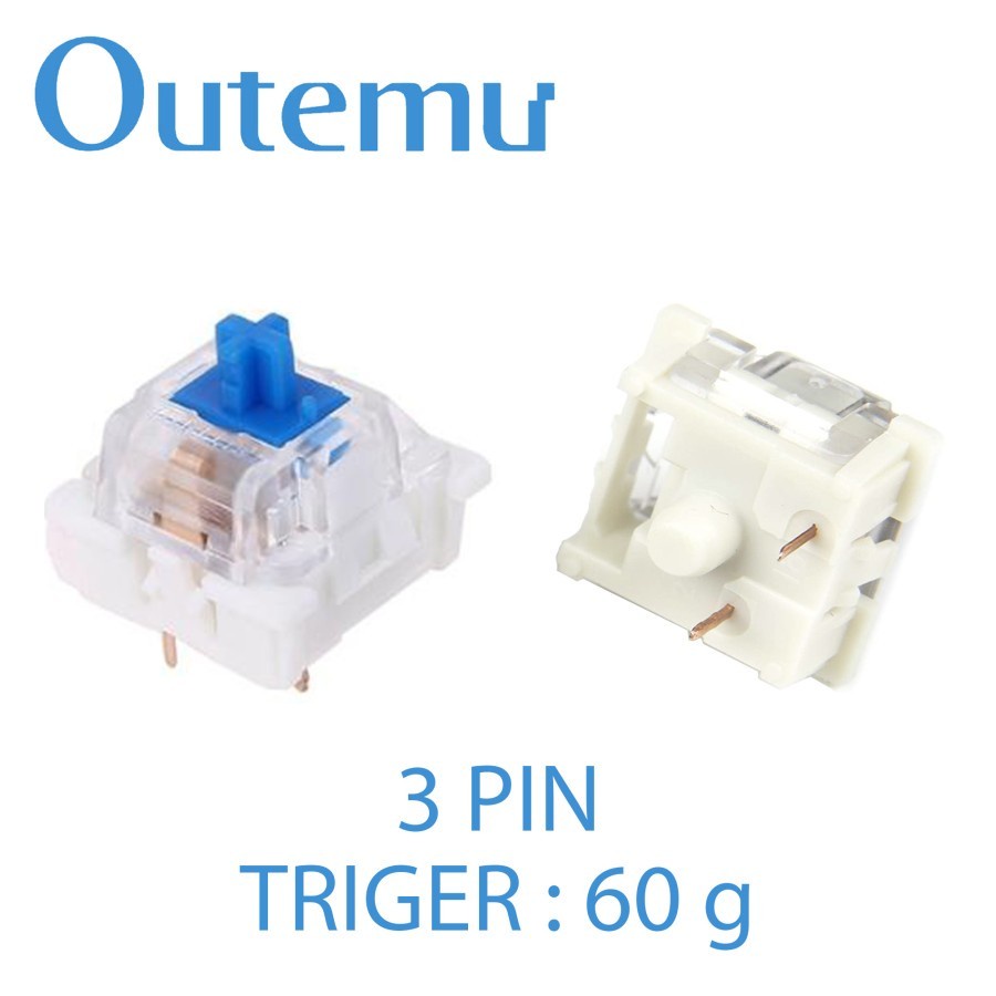 OUTEMU MECHANICAL SWITCH SMD RGB - PLATE MOUNT FOR MECHANICAL KEYBOARD