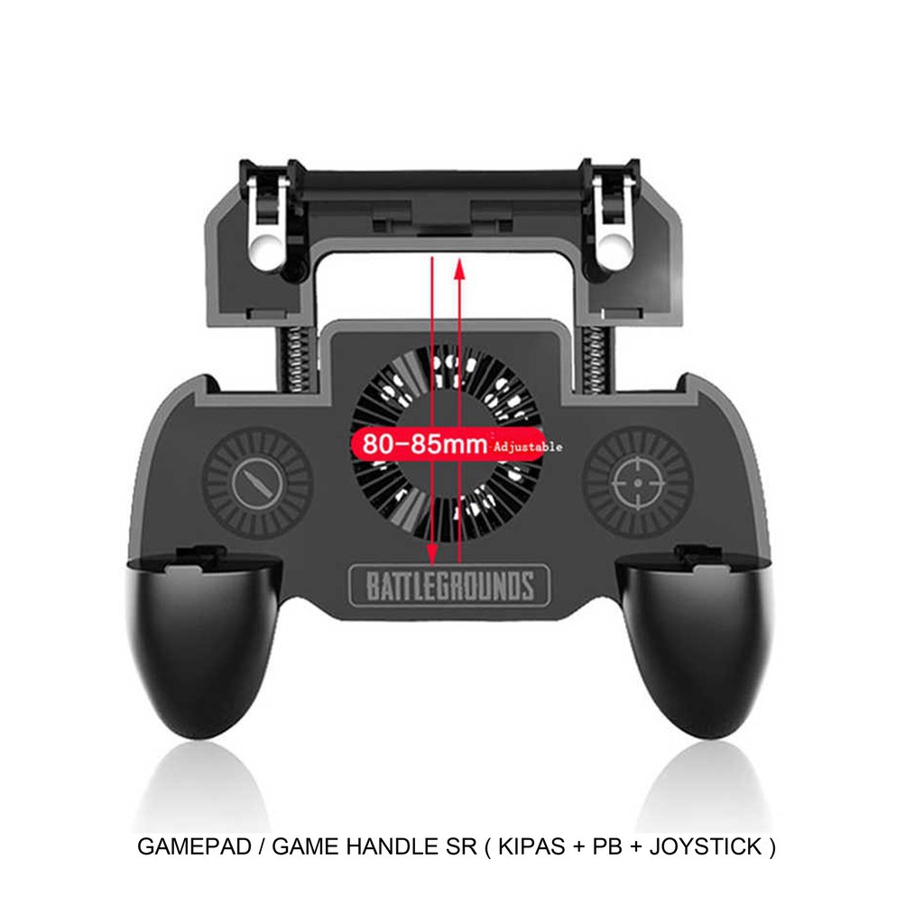 Trend-Gamepad/Game handle SR + Power Bank + Kipas 2000mah/Gaming Android/IOS/PUBG/MOBILE LEGEND DLL