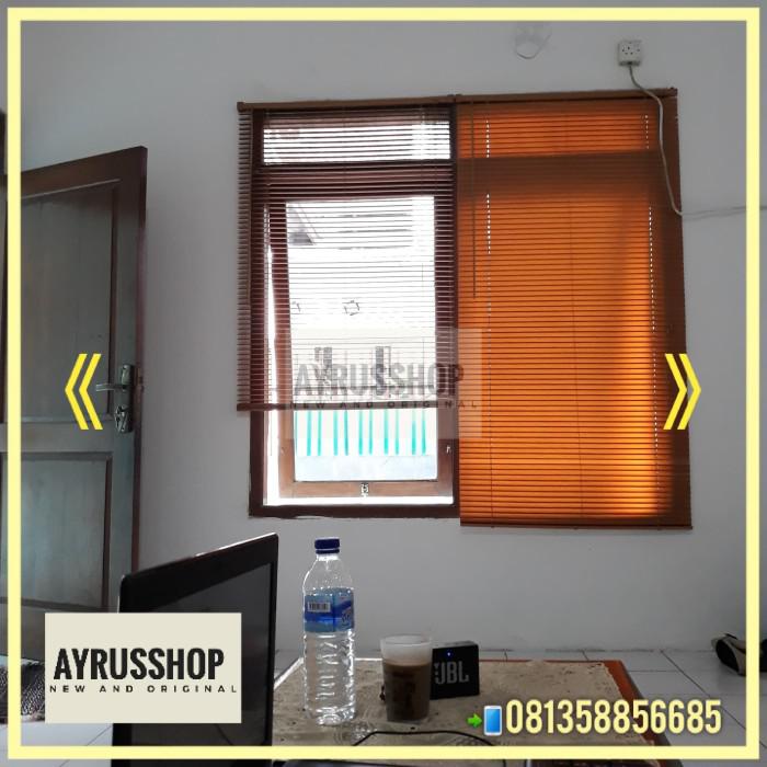Tirai Gulung Jendela Pvc Blind 120X220 Brown/Gorden-Krey-Roller Blind