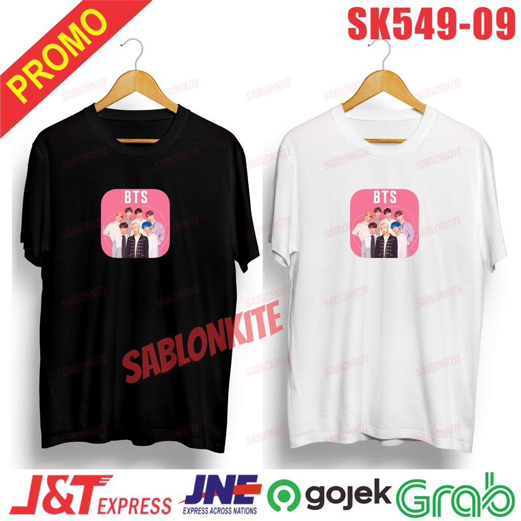 murah!!! kaos KPOP KPOP member sk549 unisex Combed 30s