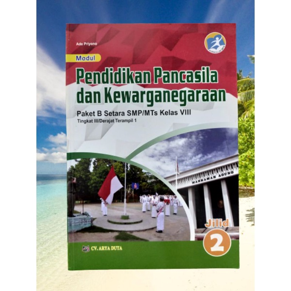 ORI satu paket buku modul paket B setara smp jilid 2 kelas 8 penerbit Arya duta