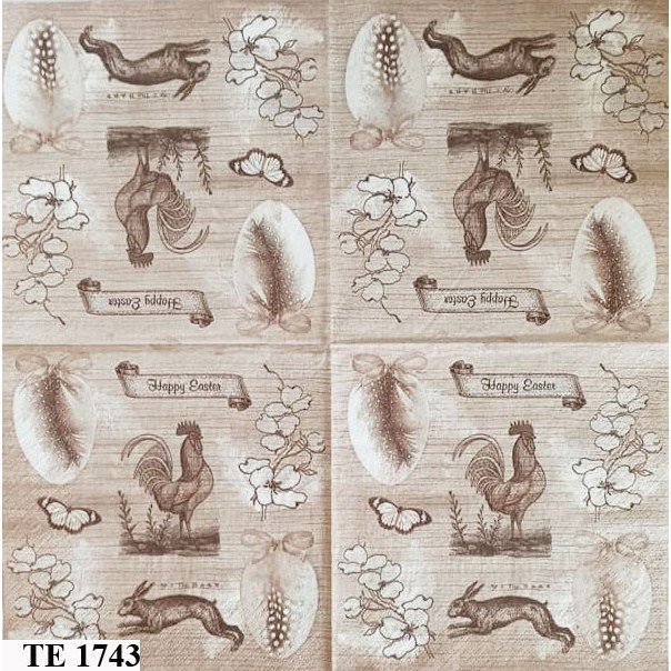 TISU DECOUPAGE EROPAH 33X33 CM TE 1743 TTS