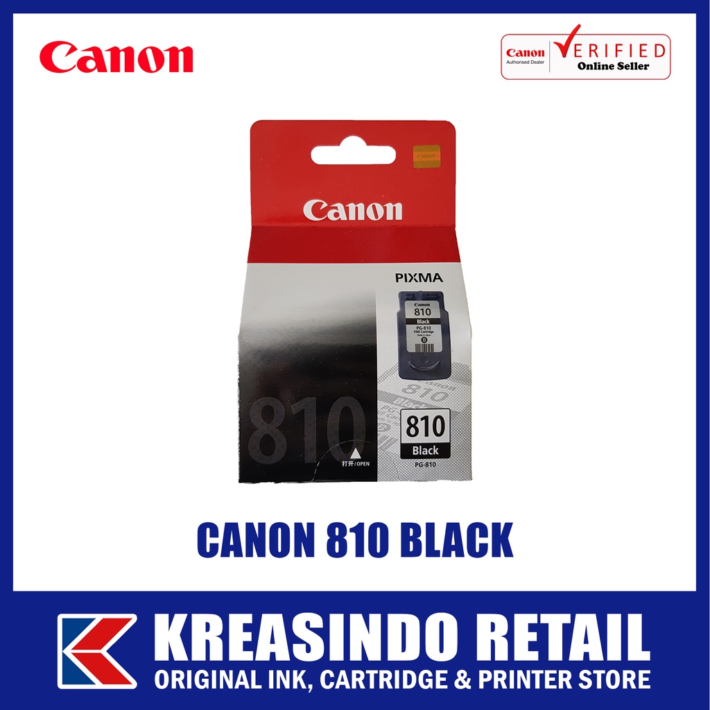 Canon 810 Black (PG-810) Tinta / Cartridge Original