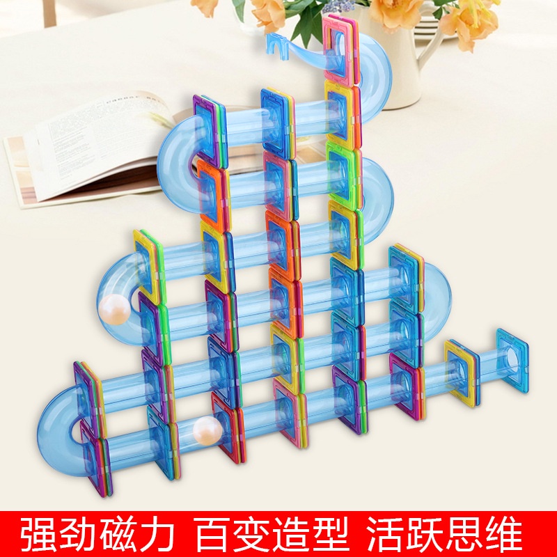 TweedyToys - Magnetic Building Rail Overpass / Mainan Edukasi Anak