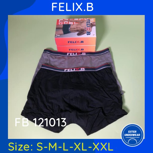 Celana Boxer Pria Felix.B FB 121013 ISI-2 PCS