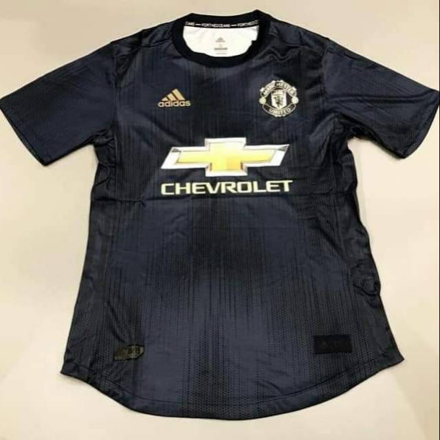 Jersey manchester united 3rd adizero/climachill musim 18 19 grade original thailand