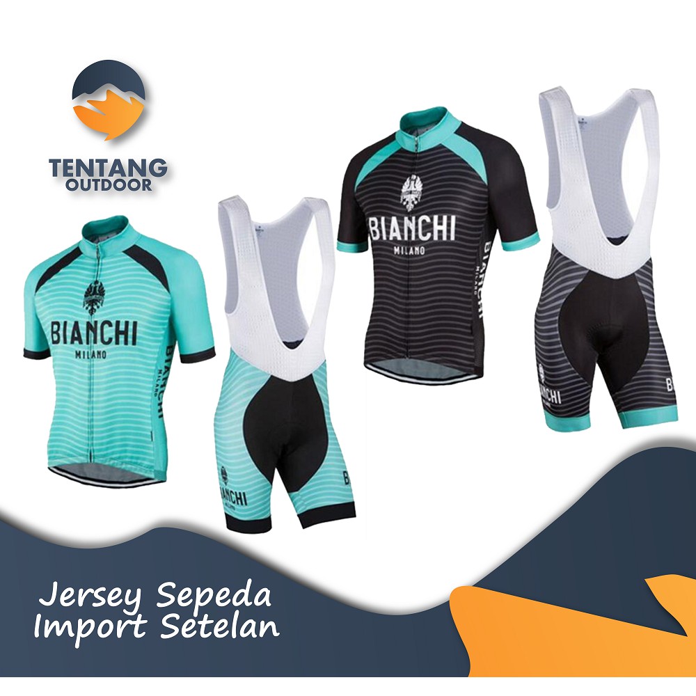 Jersey Sepeda Import Roadbike MINT Setelan BIB Kaos Celana Roadbike