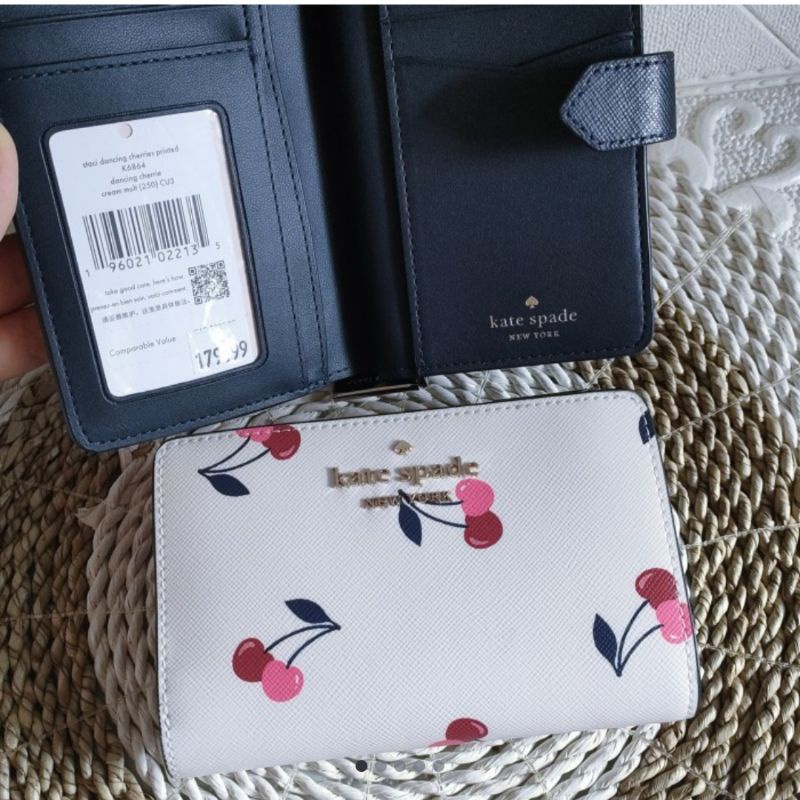 Dompet Kate spade staci dancing cherries