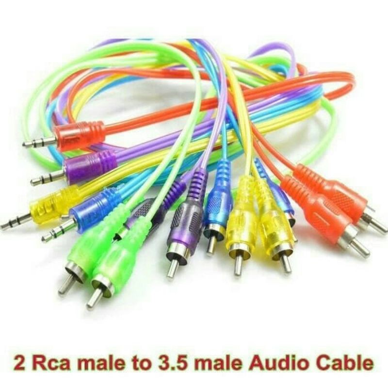 KABEL AUX 2IN1 / Sambungan dari hp ke speker jeck 3,5mm