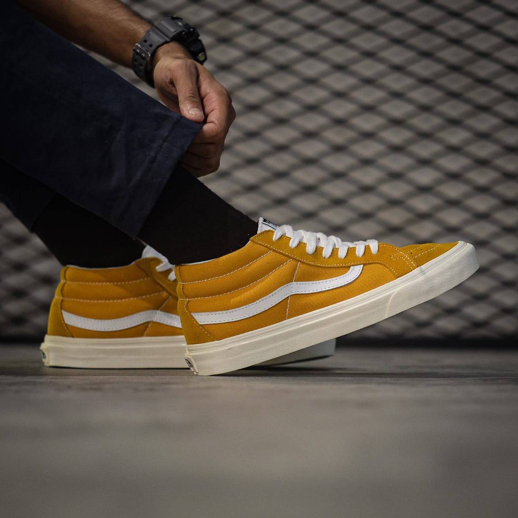 vans sk8 mid sunflower