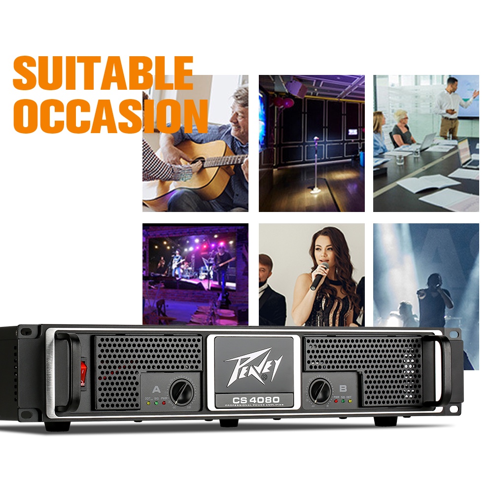 Peavey CS4080 Audio Amplifier Two Channels 8 Ohm 1600 Watt H Category Professional Stage Performance KTV Amplifier COD