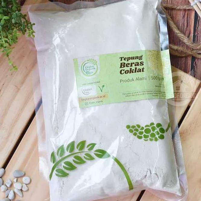 

O0Qq Lingkar Organik Tepung Beras Coklat 500 Gram | Mpasi | Organic Flour Gxed