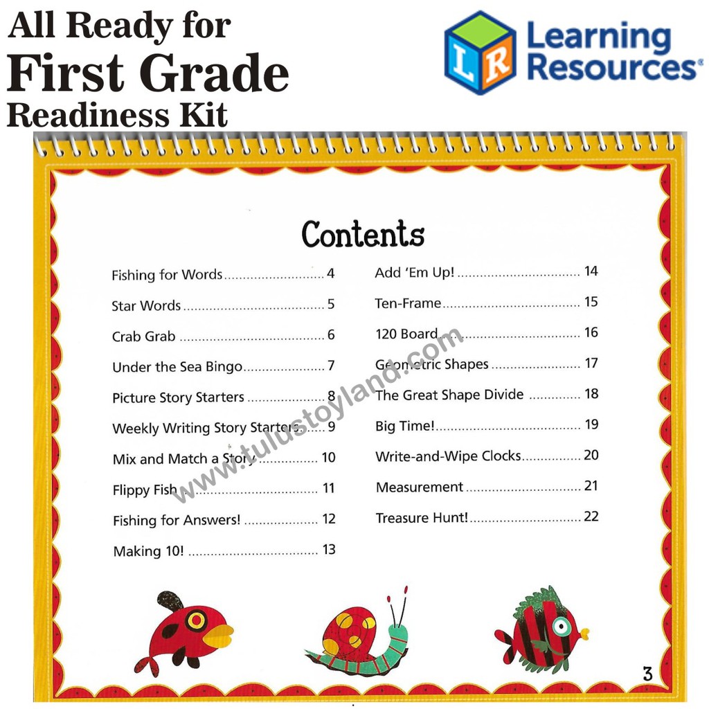 Learning Resources First Grade Readiness Kit Buku Aktifitas Anak