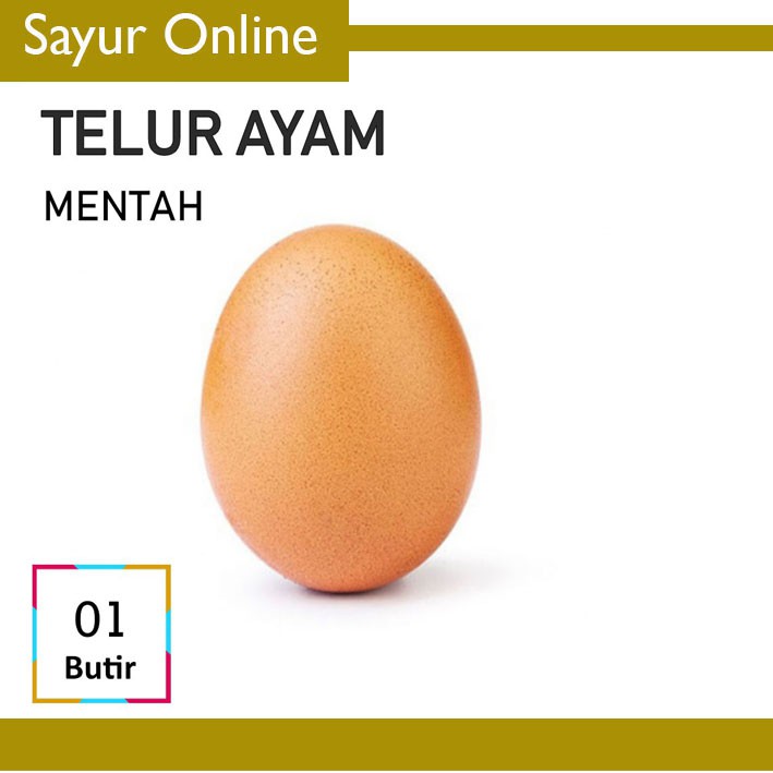 

[SayurOnline] TELUR AYAM NEGERI [1 Butir]