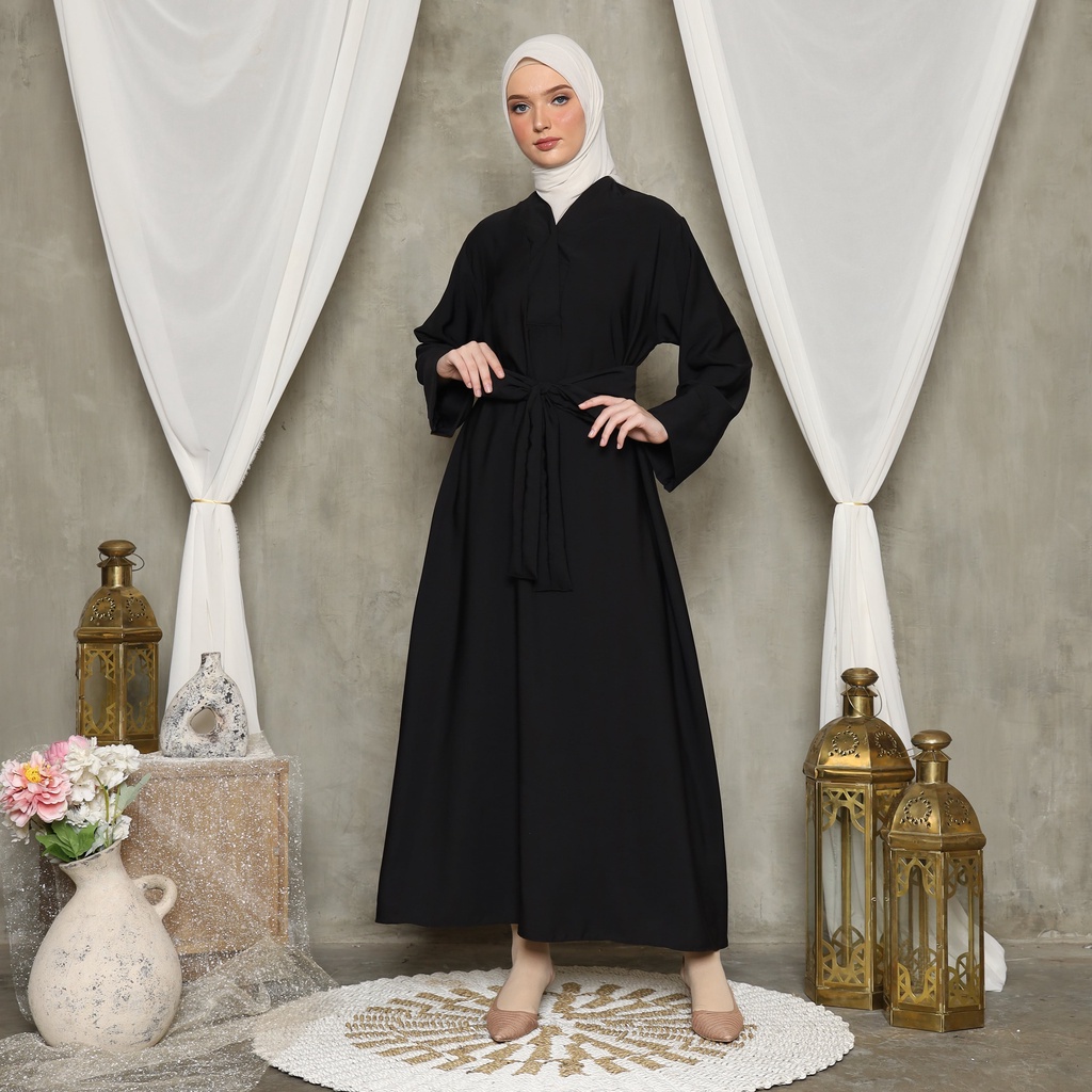 Gamis Abaya Polos - KEIKO Abaya Kimono Dress Busana Muslimah - Abaya Turkey