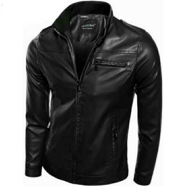 JAKET CASUAL, JAKET SEMI KULIT PRIA