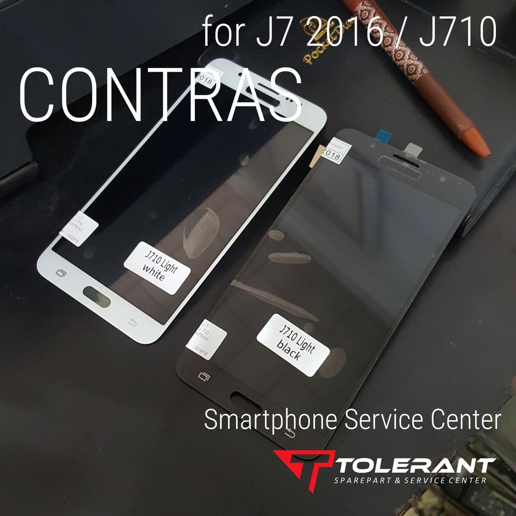 LCD LAYAR TAMPILAN SAMSUNG J7 2016 J710 BISA KONTRAS FULLSET TOUCHSCREEN / TC /TS